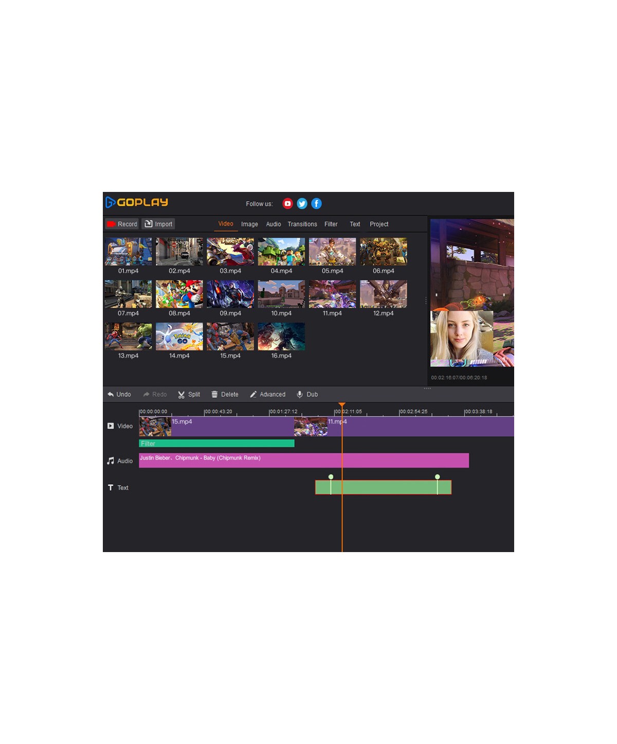 GoPlay Screen Recorder & Video Editor - Gaming Recording Steam Key GLOBAL
